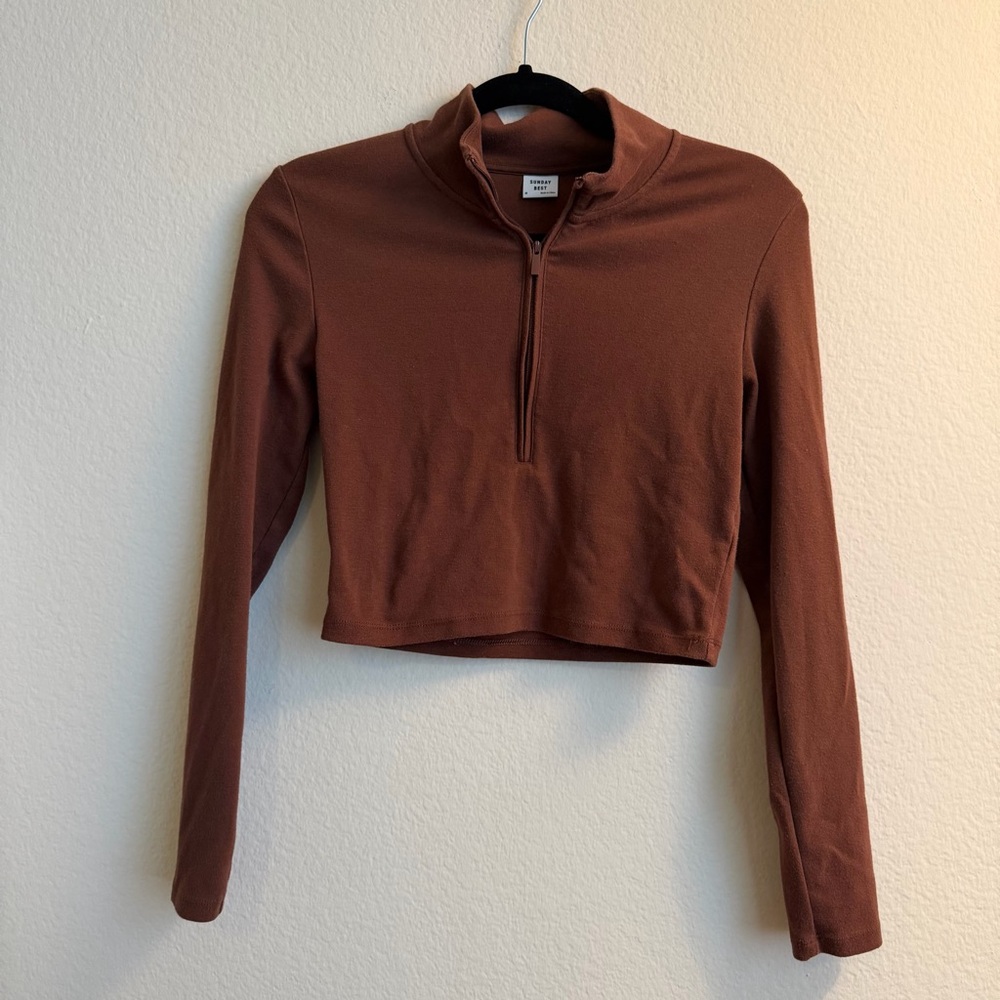 Aritzia Sunday Best Half Zip